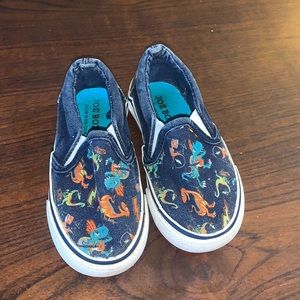 Boys Dino slip on shoes